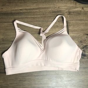 Athleta T-back bra- blush